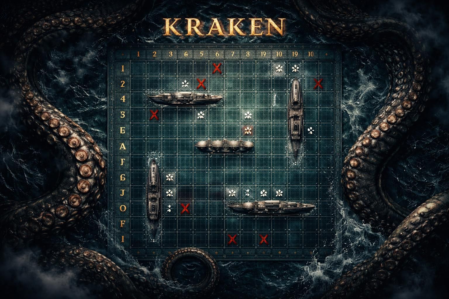 Иллюстрация морского сражения